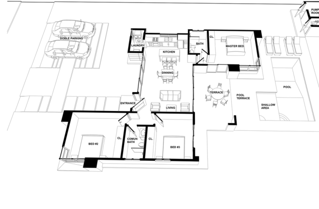 3 bedroom villa for sale in Encuentro Beach, Cabarete, photo 3