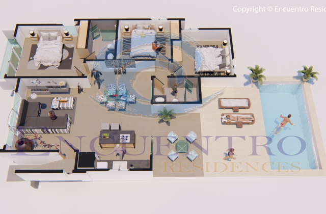 3 bedroom villa for sale in Encuentro Beach, Cabarete, photo 2