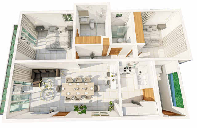 2 bedroom condo for sale in East Cabarete, Cabarete, photo 6